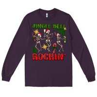 Plum Jingle bell rockin' Long Sleeve Tee - NancyCooperArtShop