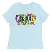 Baby Blue cajun to the core Ladies Tee - MaliasSmallBusiness
