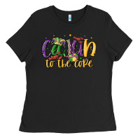 Black cajun to the core Ladies Tee - MaliasSmallBusiness