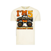 Vintage Arctic i'm five this is how i roll monster truck birthday Vintage Tee - Jasminsmagicworld