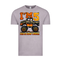 Vintage Zinc i'm five this is how i roll monster truck birthday Vintage Tee - Jasminsmagicworld