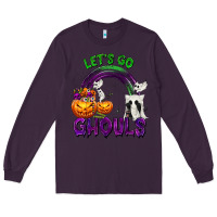 Plum Let's Go Ghouls Long Sleeve Tee - texasbilliewilder