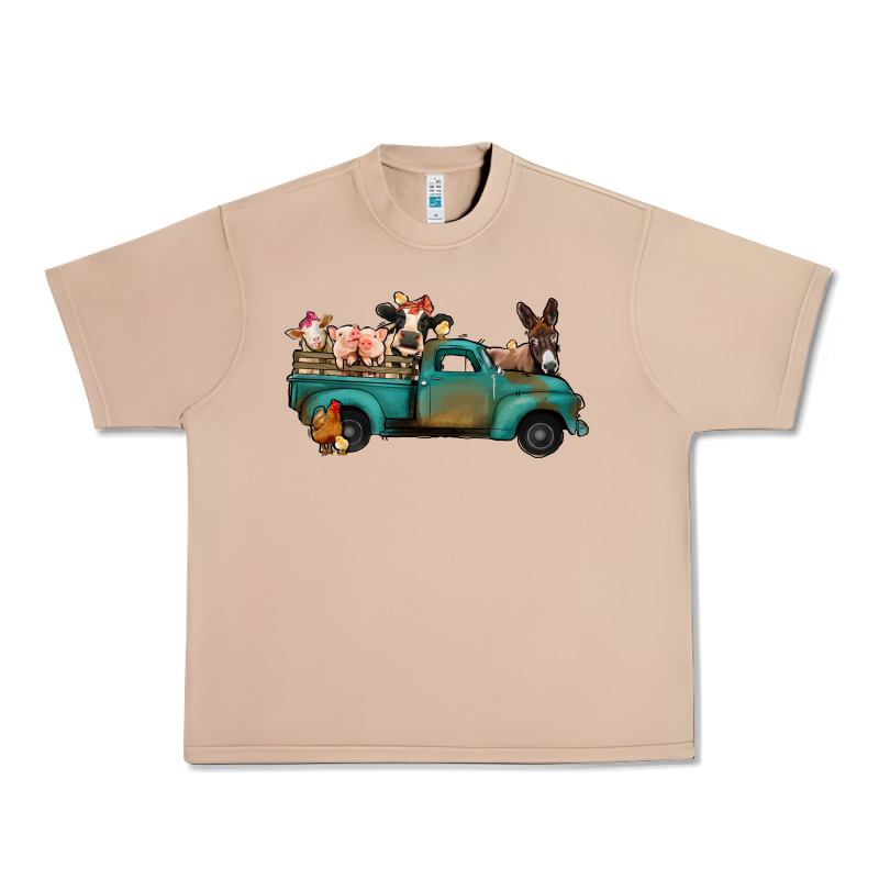 Farm Animals Truck Urban Heavy Tee by Bettercallsaul | Teevron