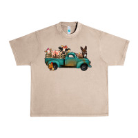 French Oak Farm Animals Truck Urban Heavy Tee - Bettercallsaul