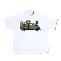 White Farm Animals Truck Urban Heavy Tee - Bettercallsaul