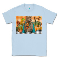 Dusty Blue Fall Quokka Classic Tee - LillyAllenDesigns