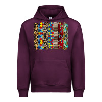 Mauve Wine autism brushstore Urban Hoodie - RacoonDesign
