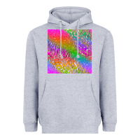 Heather Grey neon glitter leopard seamless pattern Heavyweight Hoodie - BundleAndBundleShop