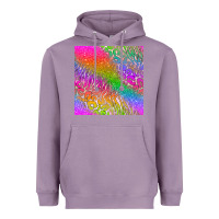 Lavender neon glitter leopard seamless pattern Heavyweight Hoodie - BundleAndBundleShop