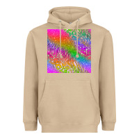 Mushroom neon glitter leopard seamless pattern Heavyweight Hoodie - BundleAndBundleShop