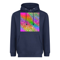 Navy neon glitter leopard seamless pattern Heavyweight Hoodie - BundleAndBundleShop