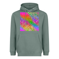 Sage neon glitter leopard seamless pattern Heavyweight Hoodie - BundleAndBundleShop