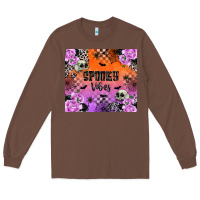 Chestnut Spooky Vibes Long Sleeve Tee - texasbilliewilder