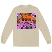 Mushroom Spooky Vibes Long Sleeve Tee - texasbilliewilder