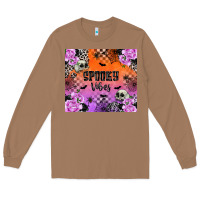 Toasted Coconut Spooky Vibes Long Sleeve Tee - texasbilliewilder