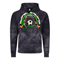 Cloud Black Soccer Rainbow Vintage Hoodie - RanaPortraitStore