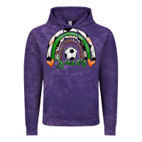 Cloud Purple Soccer Rainbow Vintage Hoodie - RanaPortraitStore