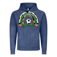 Vintage Denim Soccer Rainbow Vintage Hoodie - RanaPortraitStore