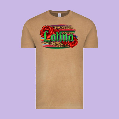 Latina With Serape And Roses Vintage Tee Designed By Jasminsmagicworld