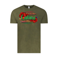 Vintage Olive latina with serape and roses Vintage Tee - Jasminsmagicworld