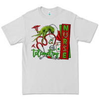 Dove Grey grinch hand telemetry nurse Premium Tee - NancyCooperArtShop