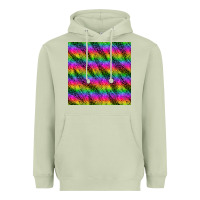Matcha neon rainbow leopard zebra seamless pattern Heavyweight Hoodie - BundleAndBundleShop