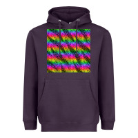 Plum neon rainbow leopard zebra seamless pattern Heavyweight Hoodie - BundleAndBundleShop