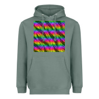 Sage neon rainbow leopard zebra seamless pattern Heavyweight Hoodie - BundleAndBundleShop