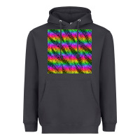Smoke neon rainbow leopard zebra seamless pattern Heavyweight Hoodie - BundleAndBundleShop