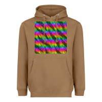 Toasted Coconut neon rainbow leopard zebra seamless pattern Heavyweight Hoodie - BundleAndBundleShop