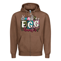 Chestnut Easter egg hunter Zipper Hoodie - OliviaCreatesArt