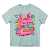 Arona time for that retail therapy Heavy Core Tee - MaliasSmallBusiness