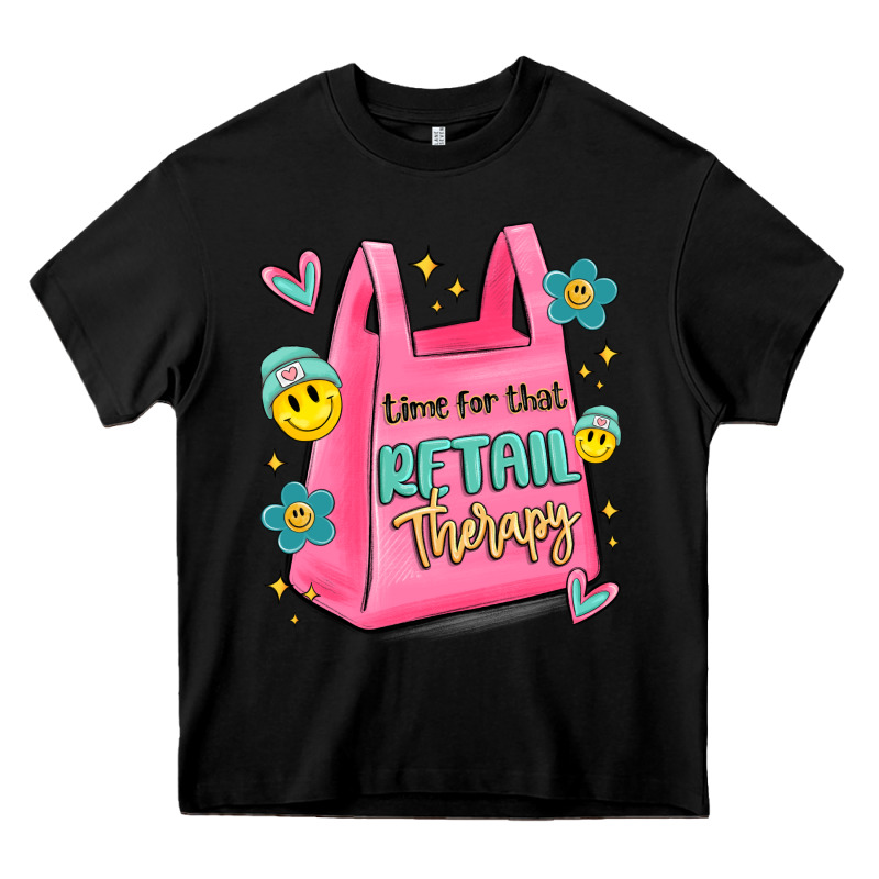 Time For That Retail Therapy Heavy Core Tee by MaliasSmallBusiness | Teevron