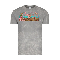 Cloud Rock floral chihuahua dogs Vintage Tee - Jasminsmagicworld