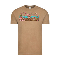Vintage Coffee floral chihuahua dogs Vintage Tee - Jasminsmagicworld
