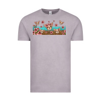 Floral Chihuahua Dogs Vintage Tee | Teevron