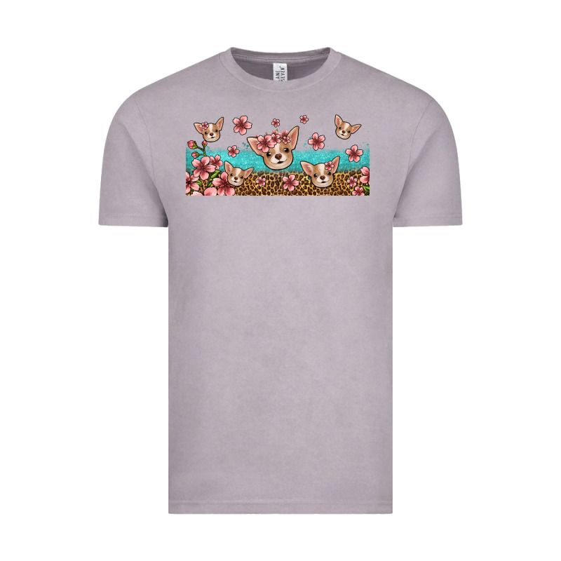 Floral Chihuahua Dogs Vintage Tee by Jasminsmagicworld | Teevron