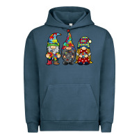 Pigment Midnight Navy autism gnomies Urban Hoodie - RacoonDesign