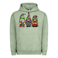 Pigment Oil Green autism gnomies Urban Hoodie - RacoonDesign