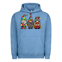 Pigment Pebble Blue autism gnomies Urban Hoodie - RacoonDesign