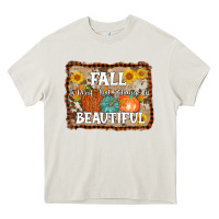 Cream fall is proof that change is beautiful Heavy Core Tee - AdoDesignShop