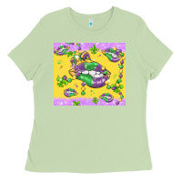 Matcha mardi gras lips Ladies Tee - MaliasSmallBusiness