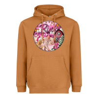 Meerkat pink christmas pig Heavyweight Hoodie - FaDigitalArtStudio