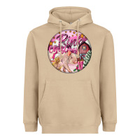 Mushroom pink christmas pig Heavyweight Hoodie - FaDigitalArtStudio