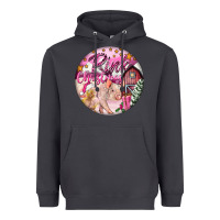 Smoke pink christmas pig Heavyweight Hoodie - FaDigitalArtStudio