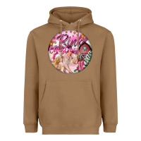 Toasted Coconut pink christmas pig Heavyweight Hoodie - FaDigitalArtStudio