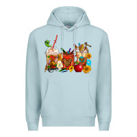 Blue Mist Teacher Coffee Cups Premium Hoodie - FaDigitalArtStudio