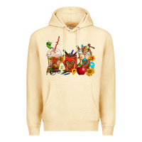 Pina Colada Teacher Coffee Cups Premium Hoodie - FaDigitalArtStudio