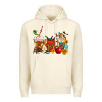 Sandshell Teacher Coffee Cups Premium Hoodie - FaDigitalArtStudio