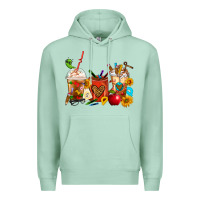 Seafoam Teacher Coffee Cups Premium Hoodie - FaDigitalArtStudio
